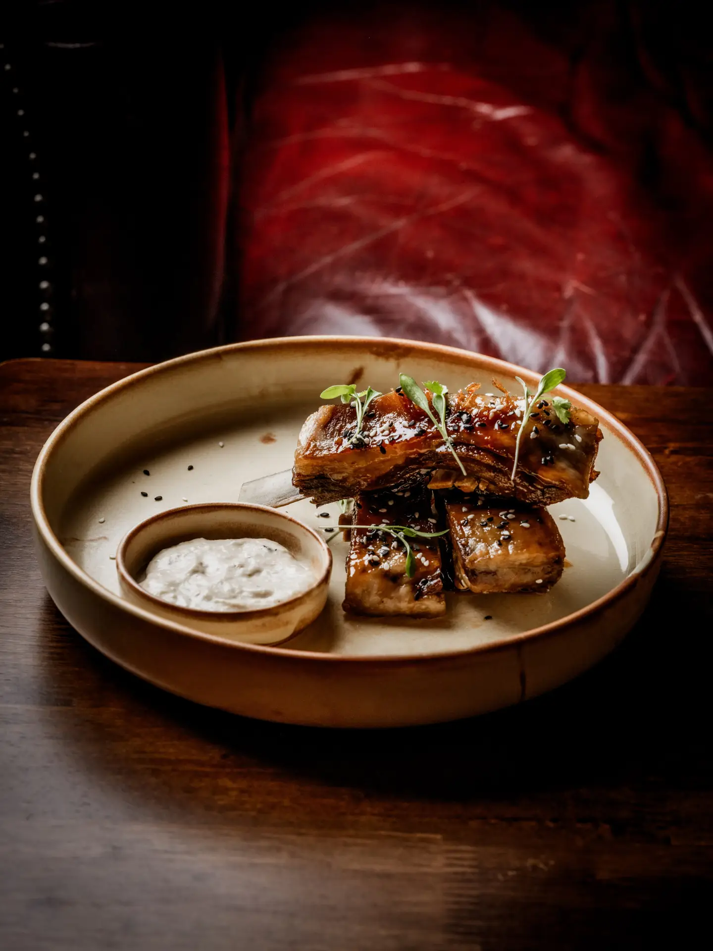 Seasonal British dishes, fresh oysters and cocktails at The March Hare in Chelsea during their 50% off food offer.
